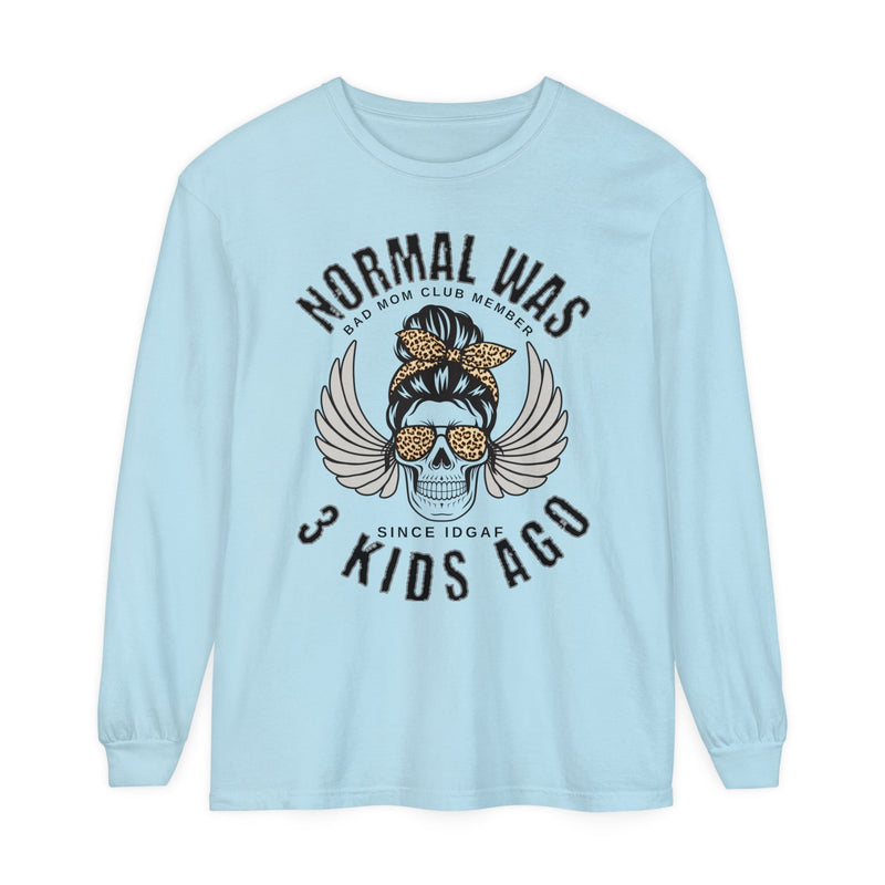 Normal Was 3 Kids Ago, Bad Moms Club Long Sleeve Shirt - BigKer Creations