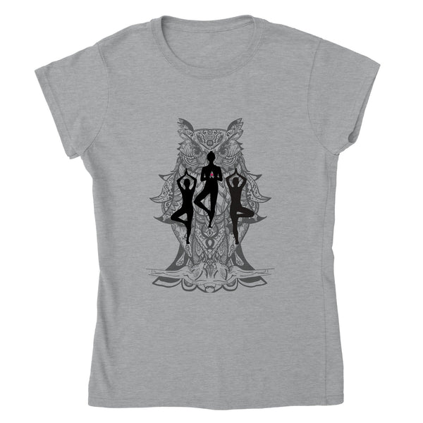 Owl Yoga T-shirt - BK Creations