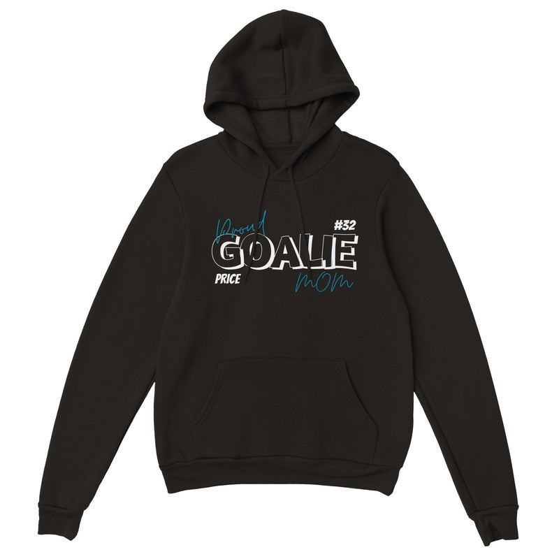 Personalized Proud Goalie Mom Pullover Hoodie - BigKer Creations