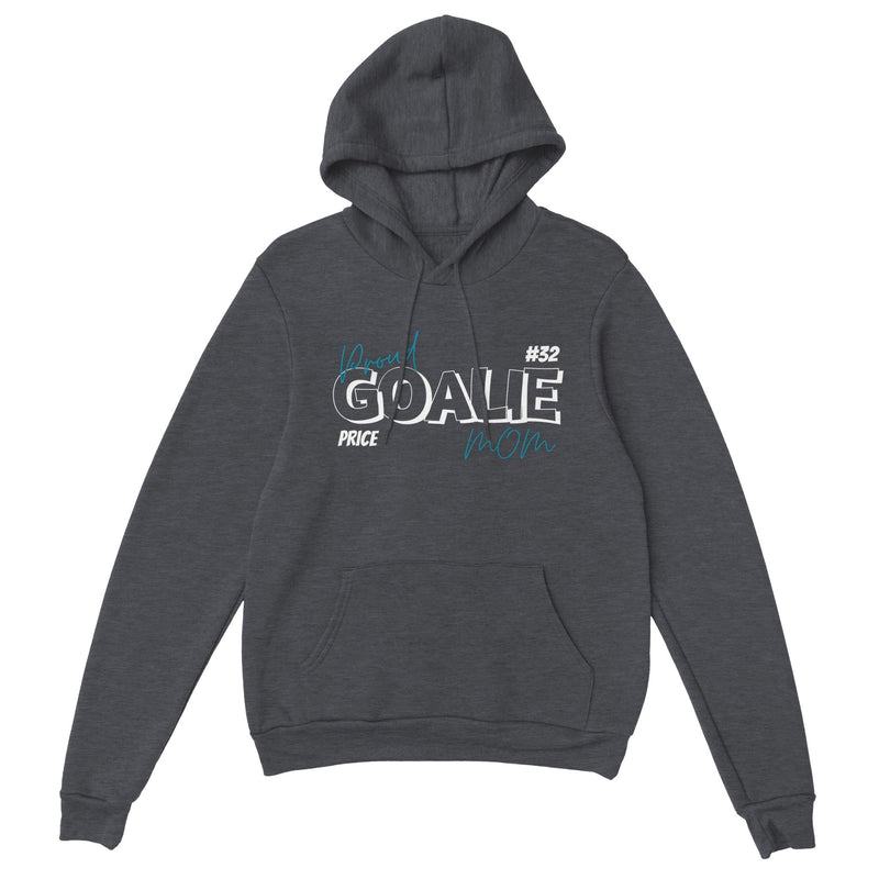 Personalized Proud Goalie Mom Pullover Hoodie - BigKer Creations