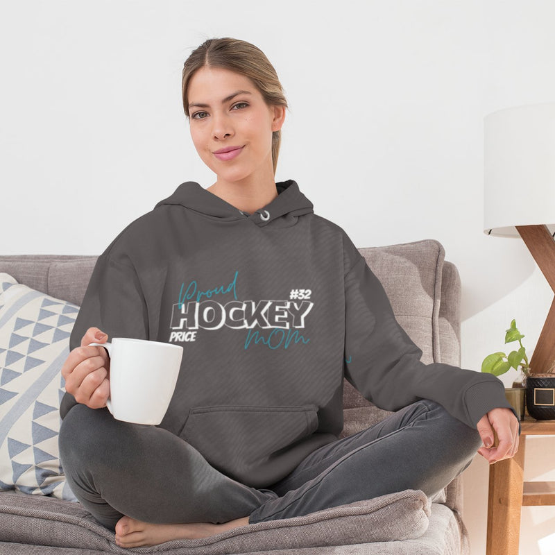 Personalized Proud Hockey Mom Hoodie - BigKer Creations