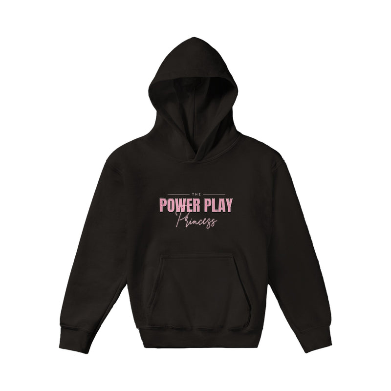 Power Play Princess Kids Hockey Pullover Hoodie - BigKer Creations