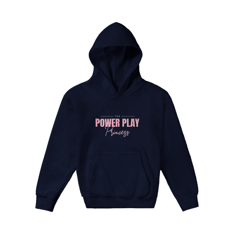 Power Play Princess Kids Hockey Pullover Hoodie - BigKer Creations