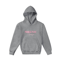 Power Play Princess Kids Hockey Pullover Hoodie - BigKer Creations