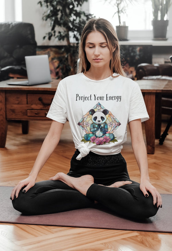 Project Your Energy Yoga T-shirt - BigKer Creations