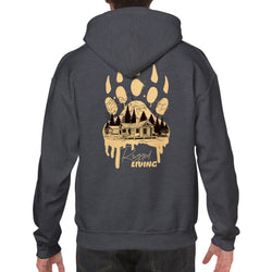 Rugged Living Bear Paw Pullover Hoodie - BigKer Creations