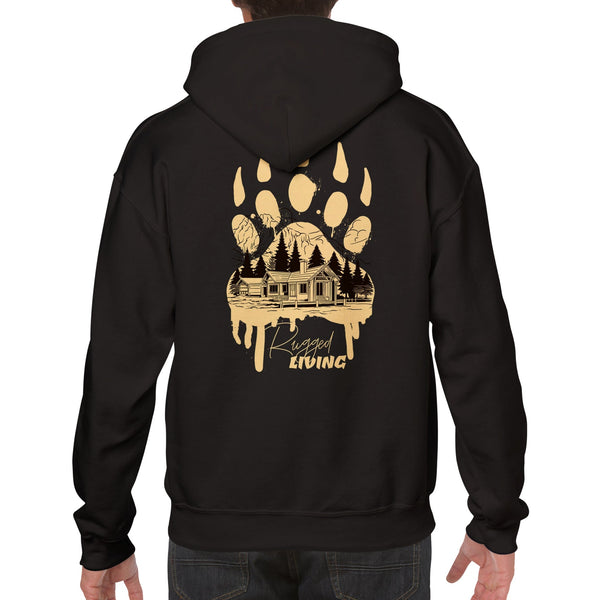 Rugged Living Bear Paw Pullover Hoodie - BigKer Creations