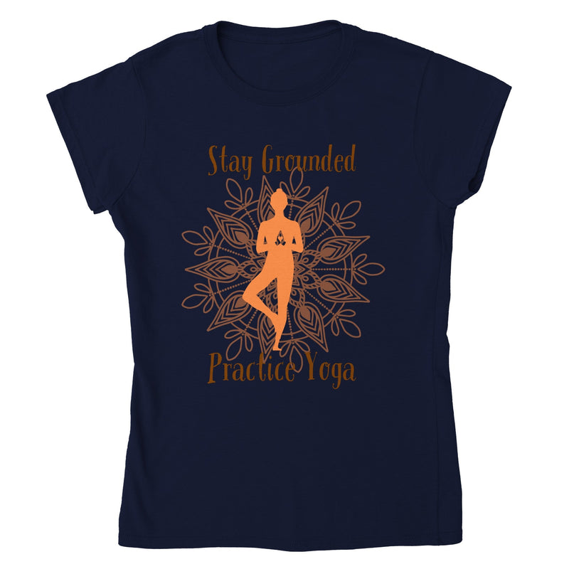 Stay Grounded, Practice Yoga T-shirt - BK Creations