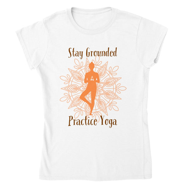 Stay Grounded, Practice Yoga T-shirt - BK Creations