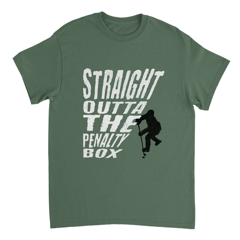 Straight Outta the Penalty Box Hockey T-shirt - BigKer Creations