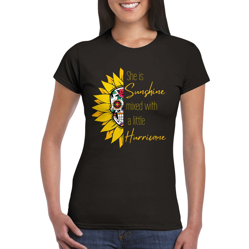 Sunshine Mixed With A Little Hurricane Sassy T-shirt - BigKer Creations