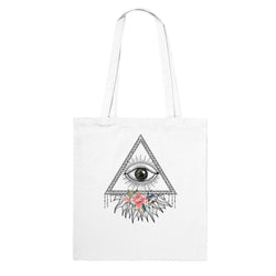 Third Eye Boho Cotton Tote Bag - BigKer Creations