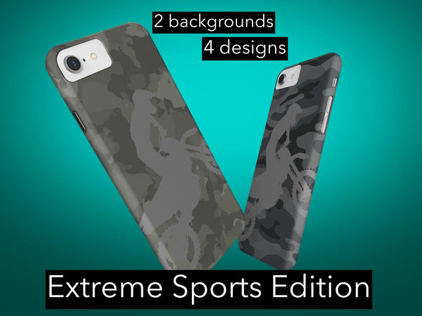 TOUGH CASE - Customizable Camo - Extreme Sports Phone Case for iPhone & Android - BigKer Creations