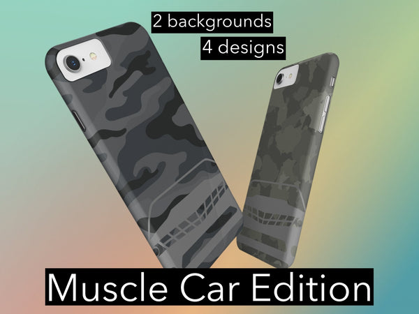 TOUGH CASE - Customizable Camo - Muscle Car Phone Case for iPhone & Android - BigKer Creations