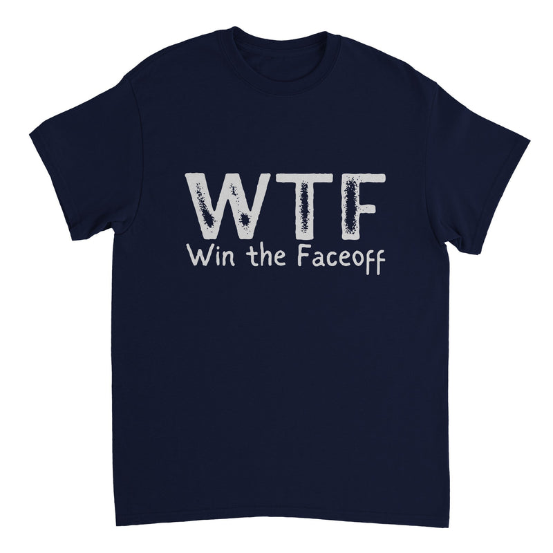 WTF - Win The Faceoff Hockey T-shirt - BigKer Creations