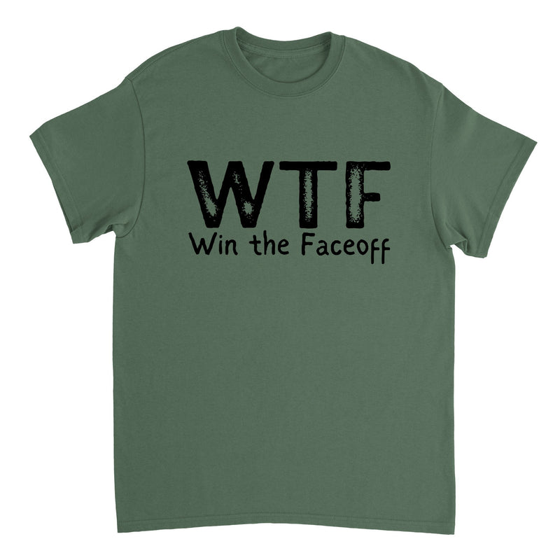 WTF - Win The Faceoff Hockey T-shirt - BigKer Creations