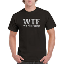 WTF - Win The Faceoff Hockey T-shirt - BigKer Creations