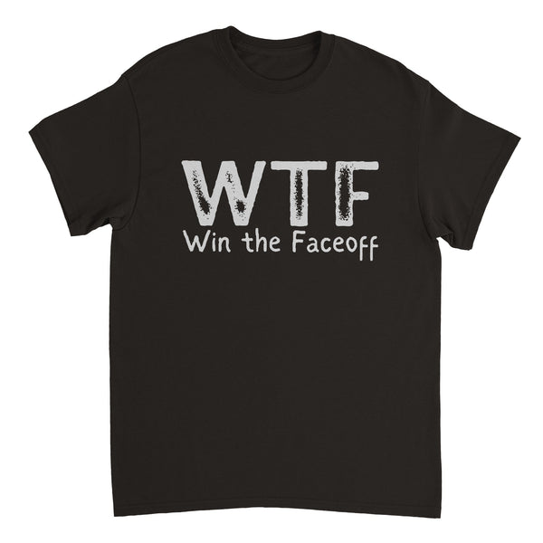 WTF - Win The Faceoff Hockey T-shirt - BigKer Creations